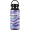 Blue Violet Watercolor Geode Hydro Flask 32oz Wide Mouth Skin